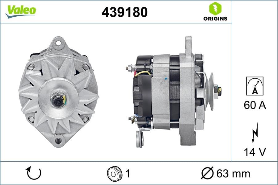 Peugeot Renault R20 R30 Trafic Master Master Essence Alternatör VALEO