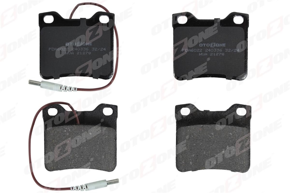 Mercedes W638 Peugeot 406 Fren Balatası Arka A0034200020-4251.93