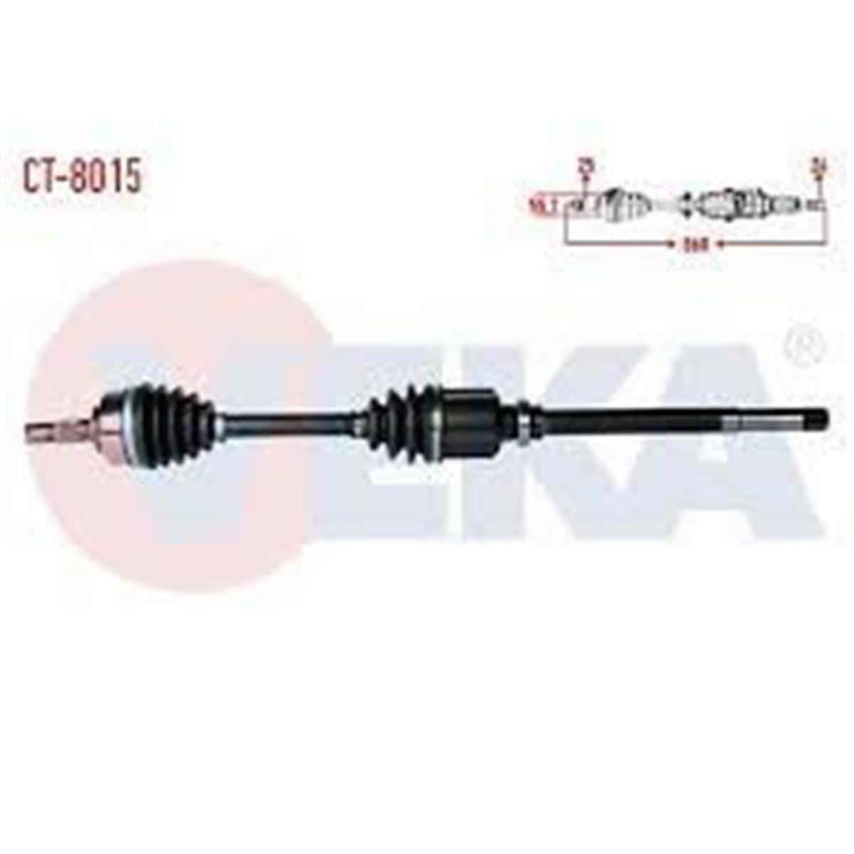 Peugeot Partner 1.9 Sağ Aks Komple Veka 96171857