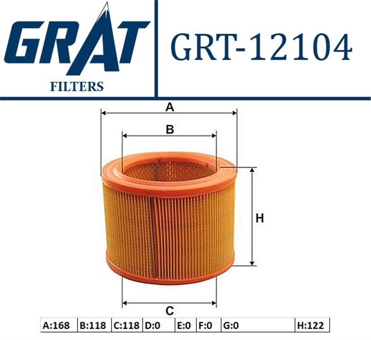 Peugeot Partner Citroen Berlingo 1.9D Hava Filtresi Grat