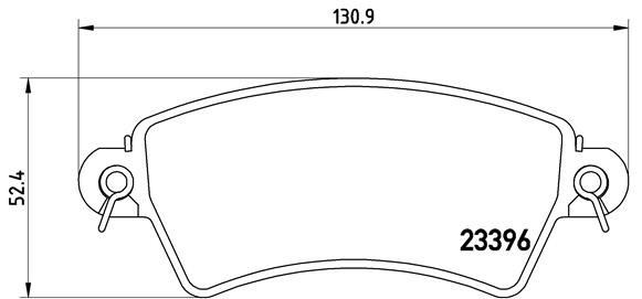 Peugeot Ön Fren Balatası BREMBO