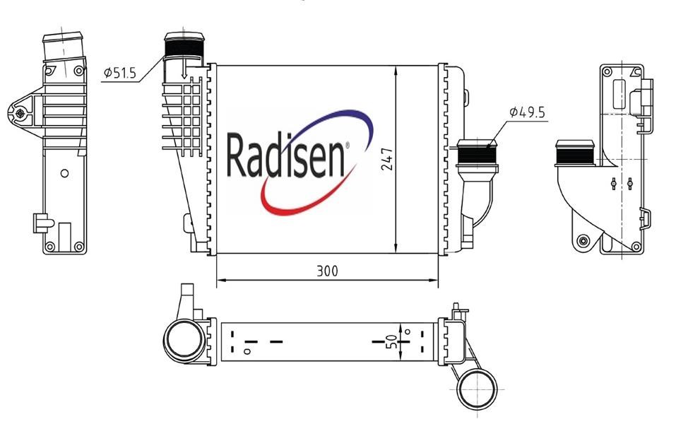 Peugeot Expert Intercooler RADISEN