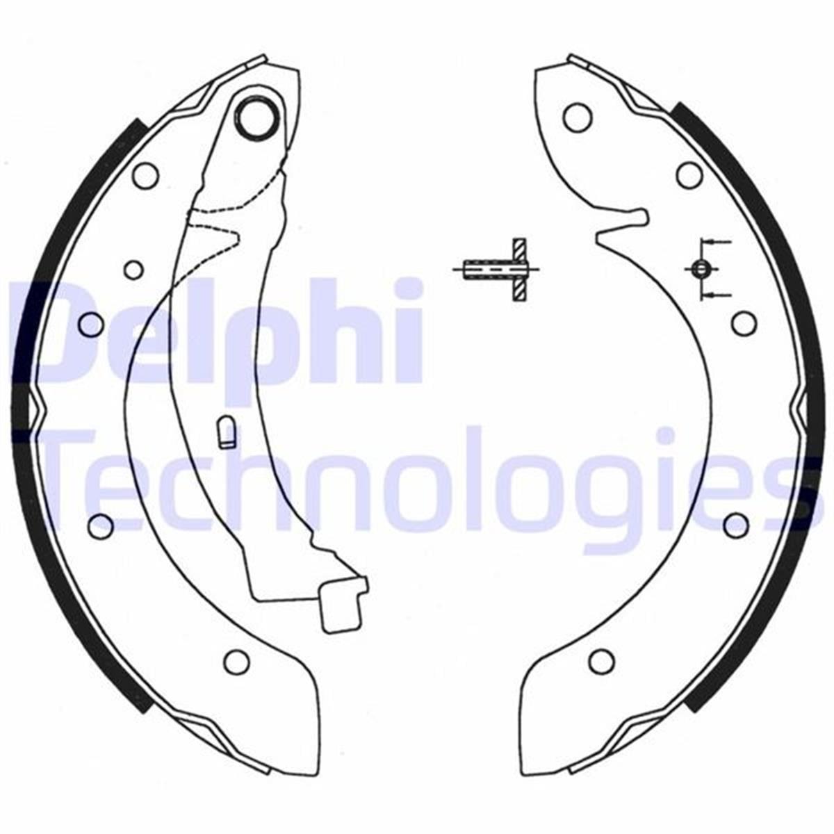 Partner Berlingo Xsara Megane Arka Fren Balatası Delphi