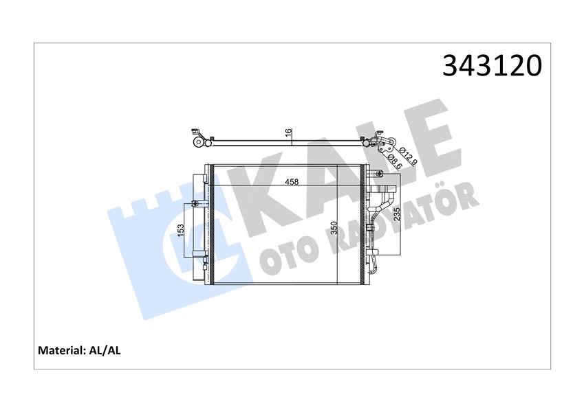 Kia Picanto Klima Kondenseri KALE-RADYATOR