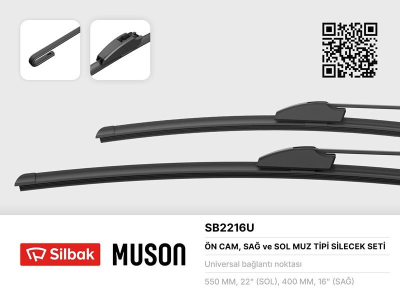 Kia Picanto Silecek Süpürgesi Muz Tipi 550/400mm SILBAK
