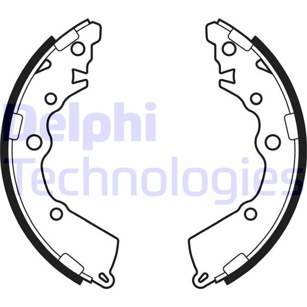 Kia Picanto Arka Fren Pabucu DELPHI