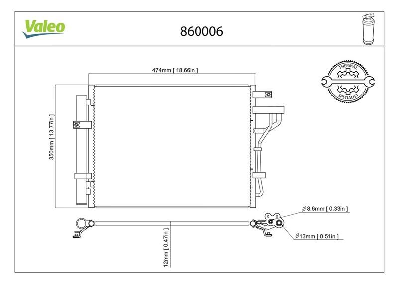 Kia Picanto Kondenser VALEO