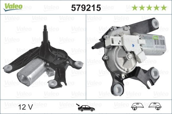 Citroen Picasso Arka Silecek Motoru VALEO