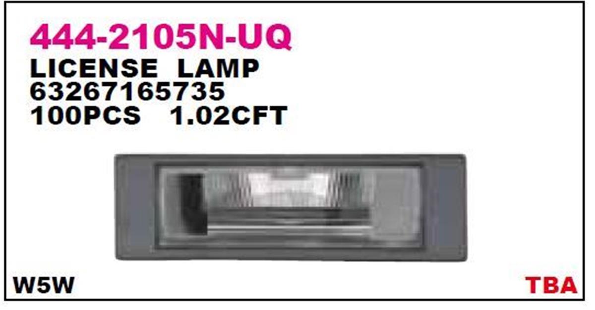 Plaka Lambası Bmw E81-E87-E63-E64