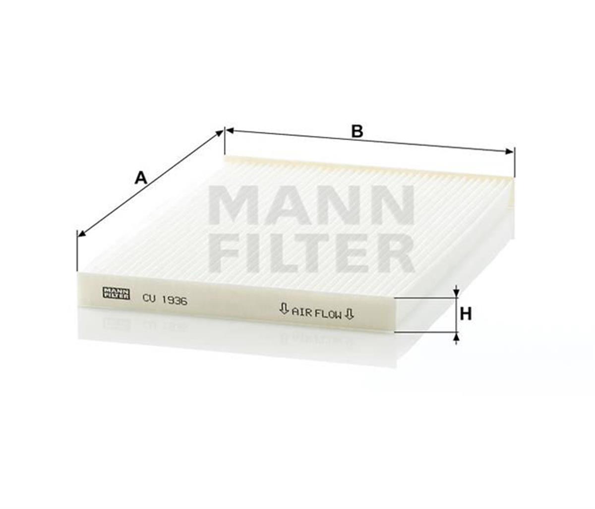 Polen Filtresi Nıssan Qashqaı 07 X-Traıl 07 265Mmx190mmx20mm