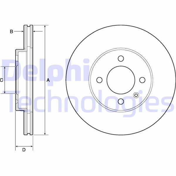 VW Polo Caddy Golf 3 Golf 4 Seat Cordoba Ibiza Inca Ön Fren Aynası Havalı DELPHI