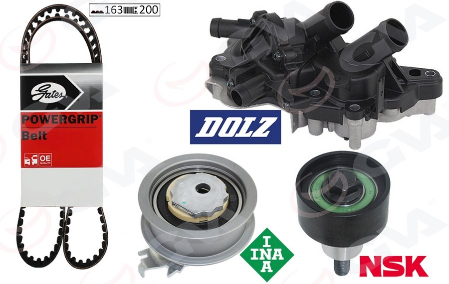 Volkswagen Polo Golf 7 Passat Audi A3 Seat Leon Devirdaimli Eksantrik Gergi... GVA