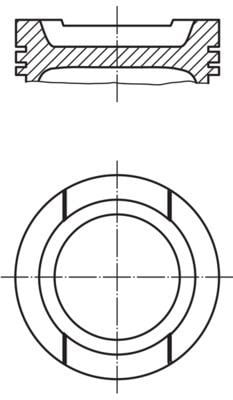 Volkswagen Polo Golf 4 1.6 B AFT AKL AEK Motor Piston Segman 0.50 81.51mm MAHLE