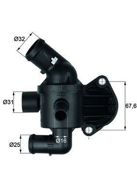 Volkswagen Polo Termostat Komple 92C 1.6 TDI MAHLE