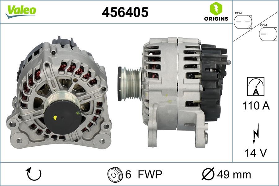 Volkswagen Polo V Seat Rapid Ibiza V Alternatör VALEO