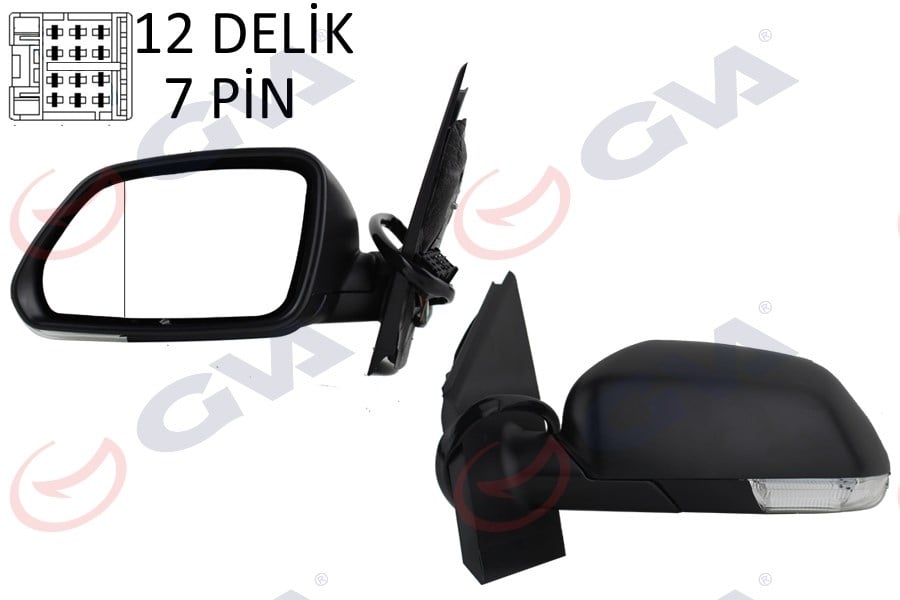 Volkswagen Polo Sol Dış Dikiz Aynası Elektrikli Isıtmalı Asferik GVA
