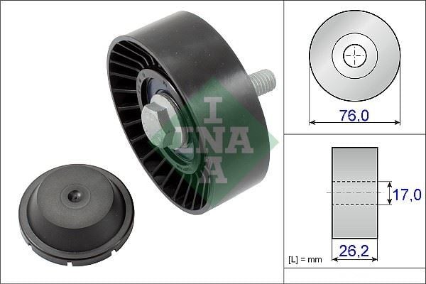 Volkswagen Polo Skoda Cordoba Fabia Golf Alternatör Gergi Rulmanı INA