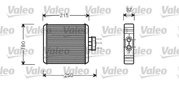 Volkswagen Polo Seat Ibiza IV Skoda Fabia Cordoba Kalorifer Radyatörü VALEO