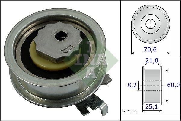 Volkswagen Polo Golf VII Passat Audi A3 Seat Leon Eksantrik Gergi Rulmanı INA