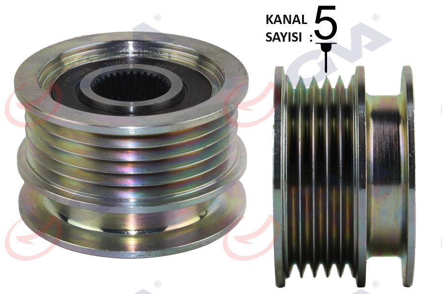 Volkswagen Polo Seat Arosa Alternatör Kasnağı Rulmanlı GVA