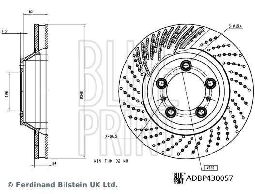 Porsche 911 Carrera GTS Cabriolet Fren Diski BLUEPRINT