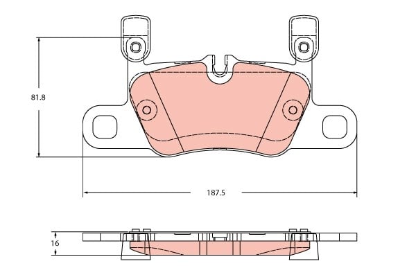 Porsche 911 Disk Balata TRW