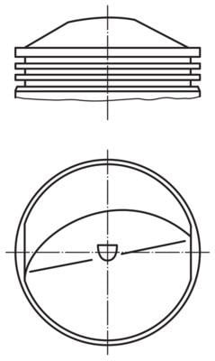 Porsche Piston Komple 95 MM MAHLE
