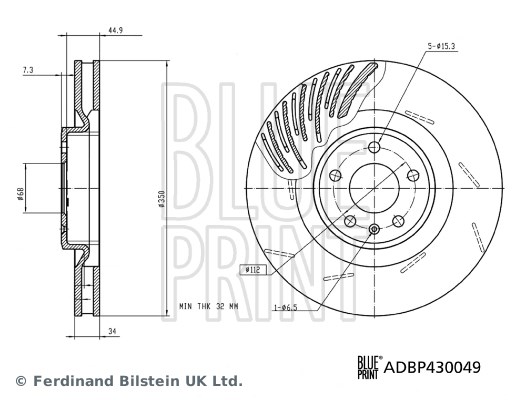 Porsche Fren Diski BLUEPRINT