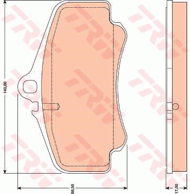 Porsche 911 996 Ön Disk Balatası TRW