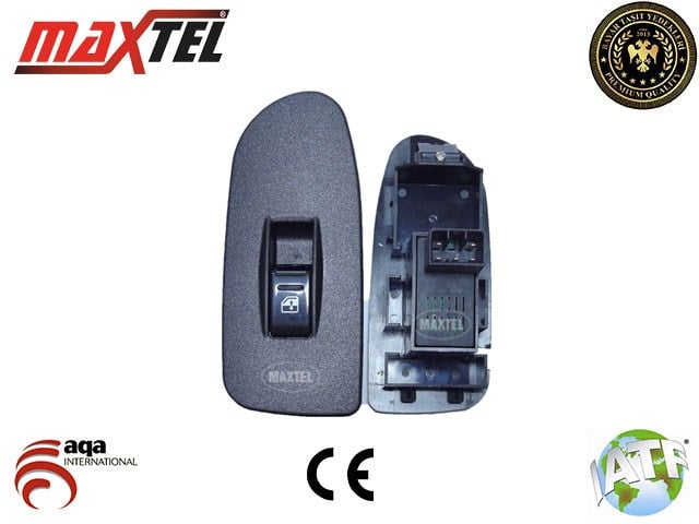 Kia Pregio Cam Kaldırma Anahtarı Sağ 5 Pin Tekli Kasalı MAXTEL