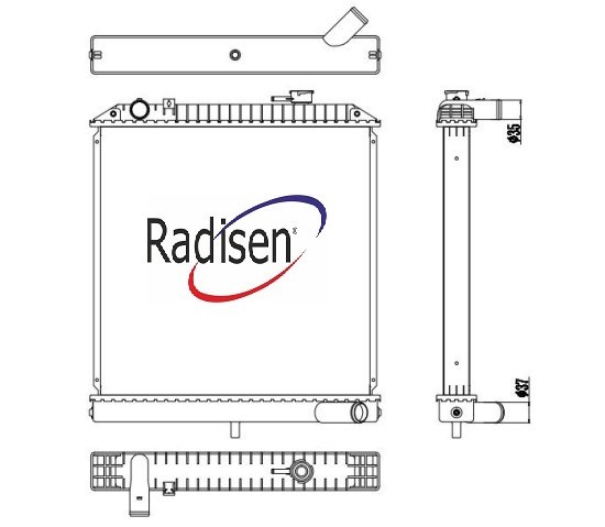 Kia Pregio Radyatör RADISEN