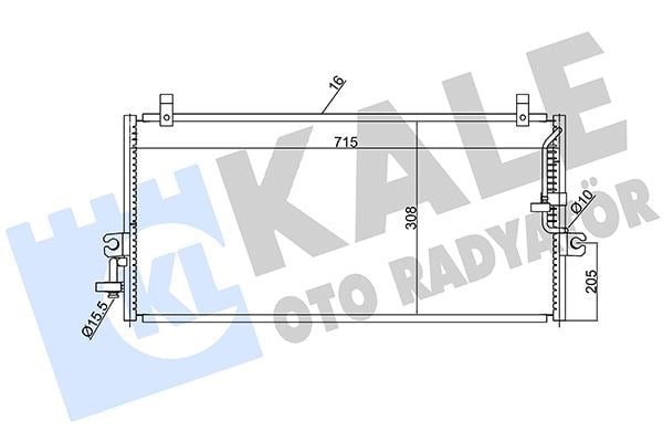 Nissan Primera Klima Kondenseri KALE-RADYATOR