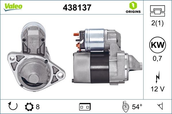 Nissan Primera Almera Marş Motoru 12v 0.7kw 8 Diş VALEO