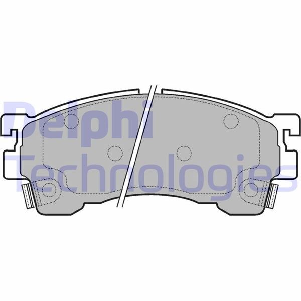 Ford Probe Mazda 323 626 MX6 Premacy Xedos Ön Fren Balatası DELPHI