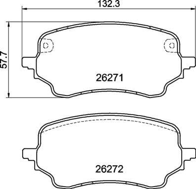 Ford Puma Ön Fren Balatası BREMBO