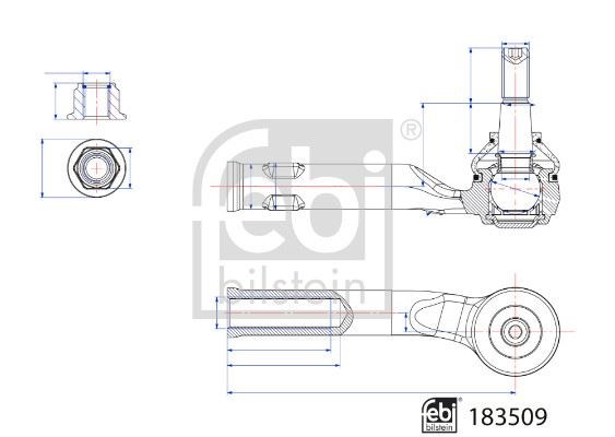 Ford Puma Ön Sağ Rot Başı FEBI