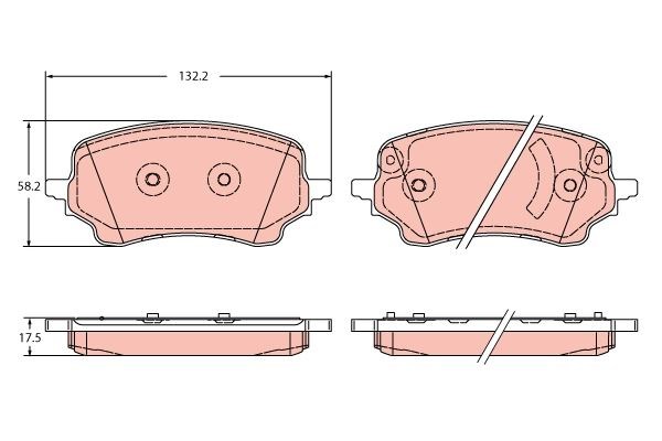 Ford Puma Ön Fren Balatası [2019 Sonrası] TRW