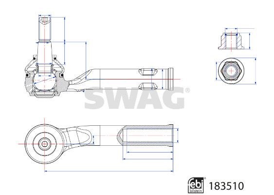 Ford Puma Ön Sol Rot Başı SWAG