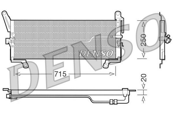 Fiat Punto Klima Radyatörü DENSO