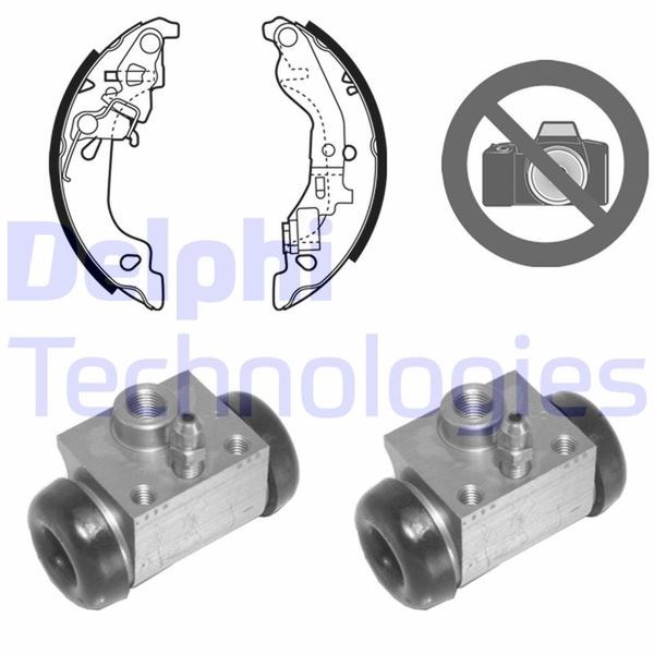 Fiat Punto Punto Van Arka Fren Pabuç Kiti DELPHI