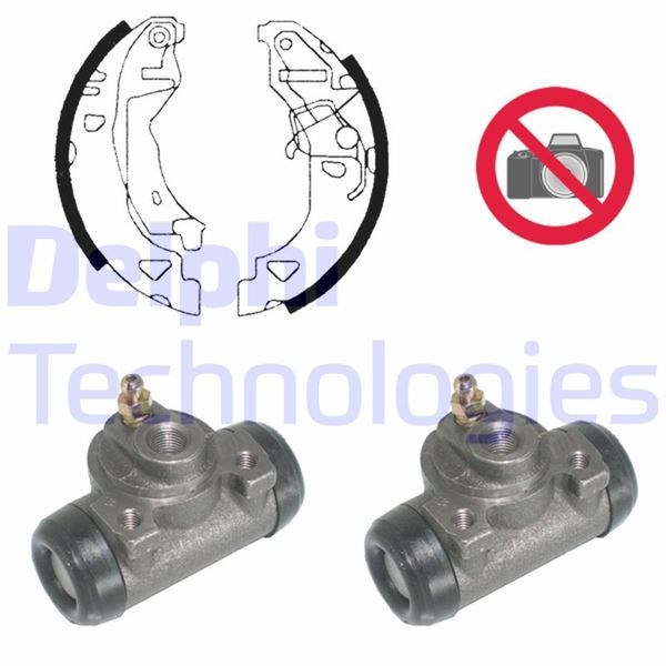 Fiat Punto Punto Van Lancia Ypsilon Arka Fren Pabuç Kiti DELPHI