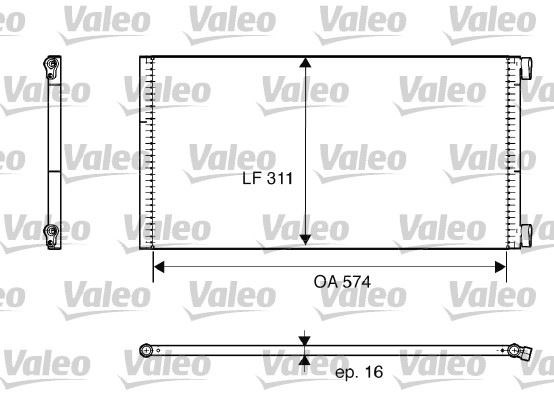 Fiat Punto Klima Radyatörü VALEO