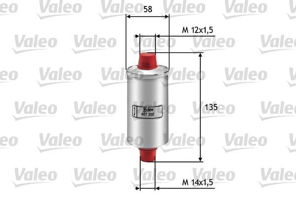 Fiat Punto I Yakıt Benzin Filtresi 1.1 55 VALEO