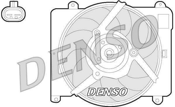 Fiat Punto Radyatör Fanı DENSO