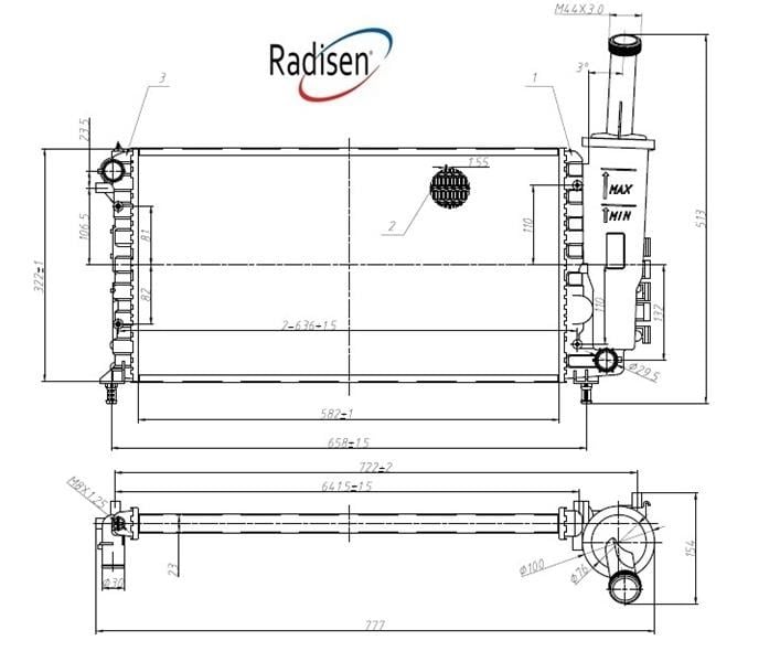 Fiat Punto II Radyatör RADISEN