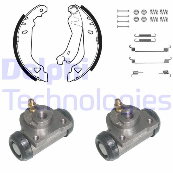 Fiat Punto Punto Van Lancia Ypsilon Arka Fren Pabuç Kiti DELPHI