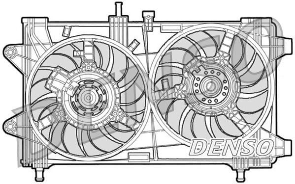 Fiat Punto Radyatör Fanı DENSO