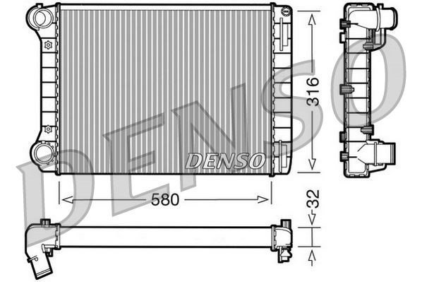 Fiat Punto Motor Su Radyatörü DENSO