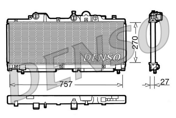 Fiat Punto Motor Su Radyatörü DENSO