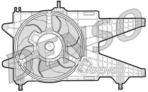 Fiat Punto Radyatör Fanı DENSO